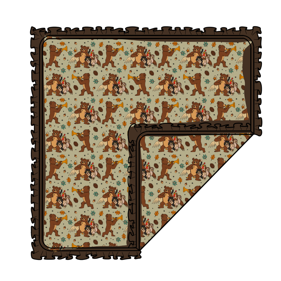 Woodland Melody Cloud Nine Oversized Blanket Bamboo - PRE ORDER