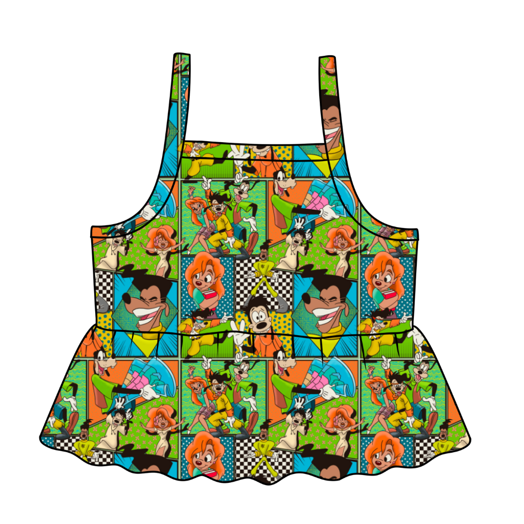 Stand Out - Tootsie Peplum Tank Knit - PRE ORDER