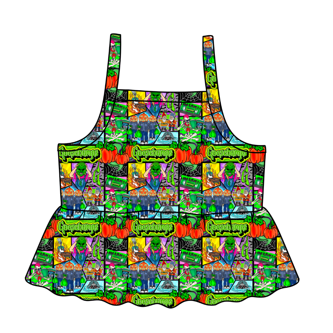 Bedtime Spooks - Tootsie Peplum Tank Knit - PRE ORDER