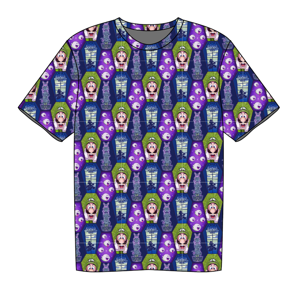 Haunted Halls - Moss Short Sleeve Bamboo Shirt - PRE ORDER