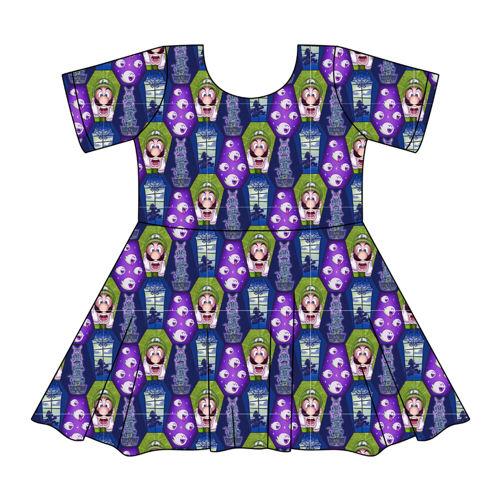 Haunted Halls - SIERRA - KNIT TWIRL DRESS - PRE ORDER