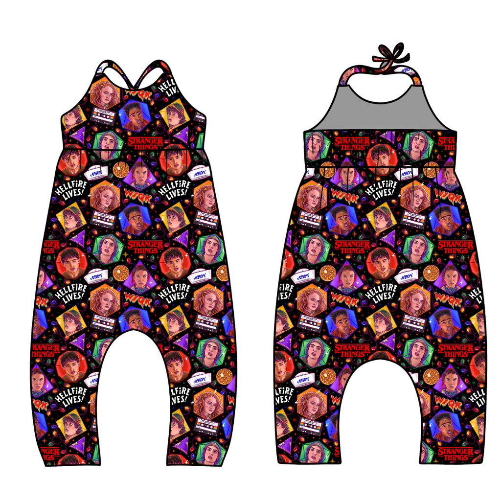 Upside Down Night - Brielle Halter Jumpsuit Knit - PRE ORDER
