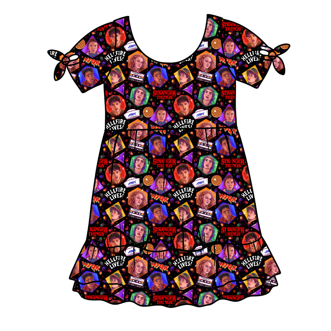 Upside Down Night - Serenity Short Sleeve Lounge Dress - PRE ORDER