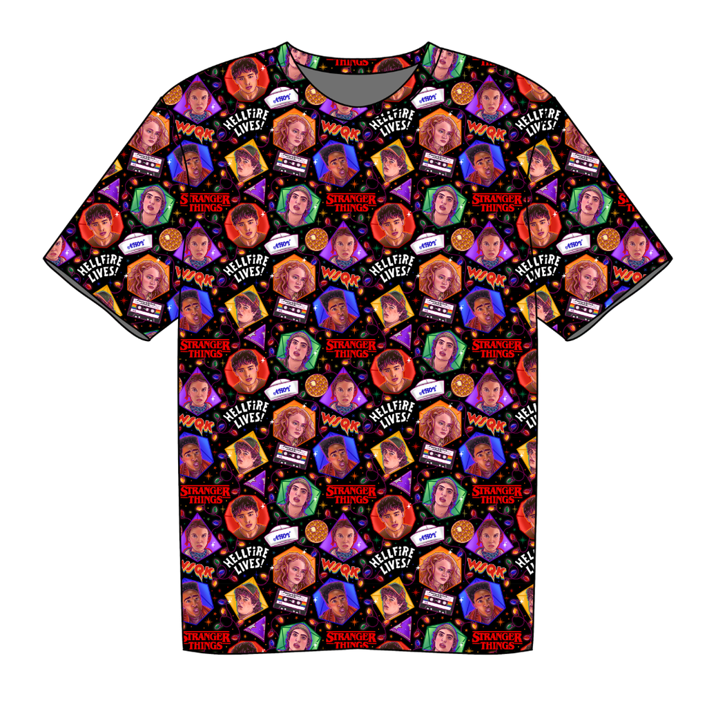 Upside Down Night - Moss Short Sleeve Bamboo Shirt - PRE ORDER