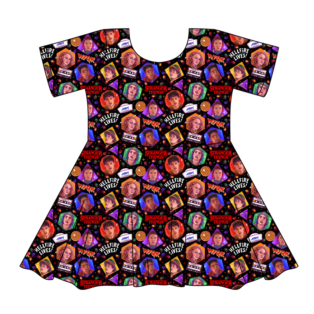 Upside Down Night - SIERRA - KNIT TWIRL DRESS - PRE ORDER