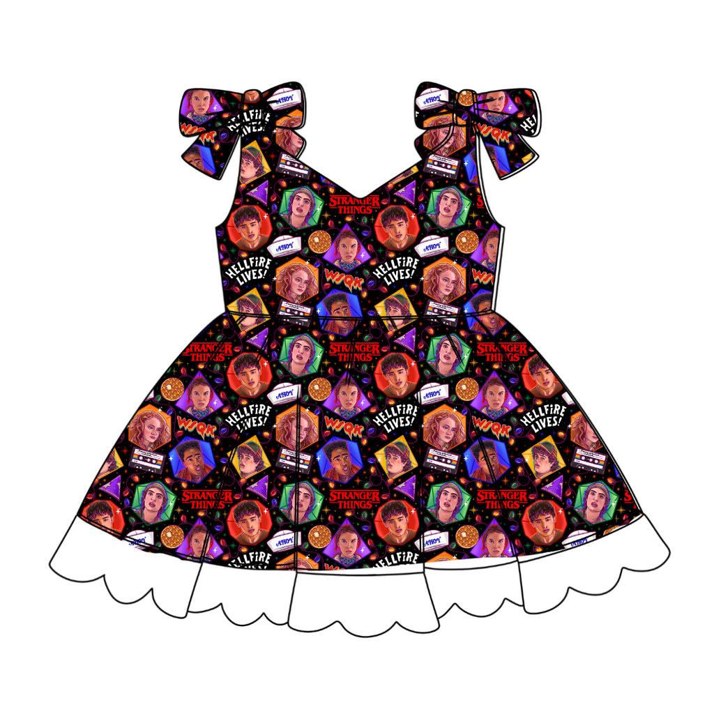 Upside Down Night - Zoe Twirl Party Dress - PRE ORDER