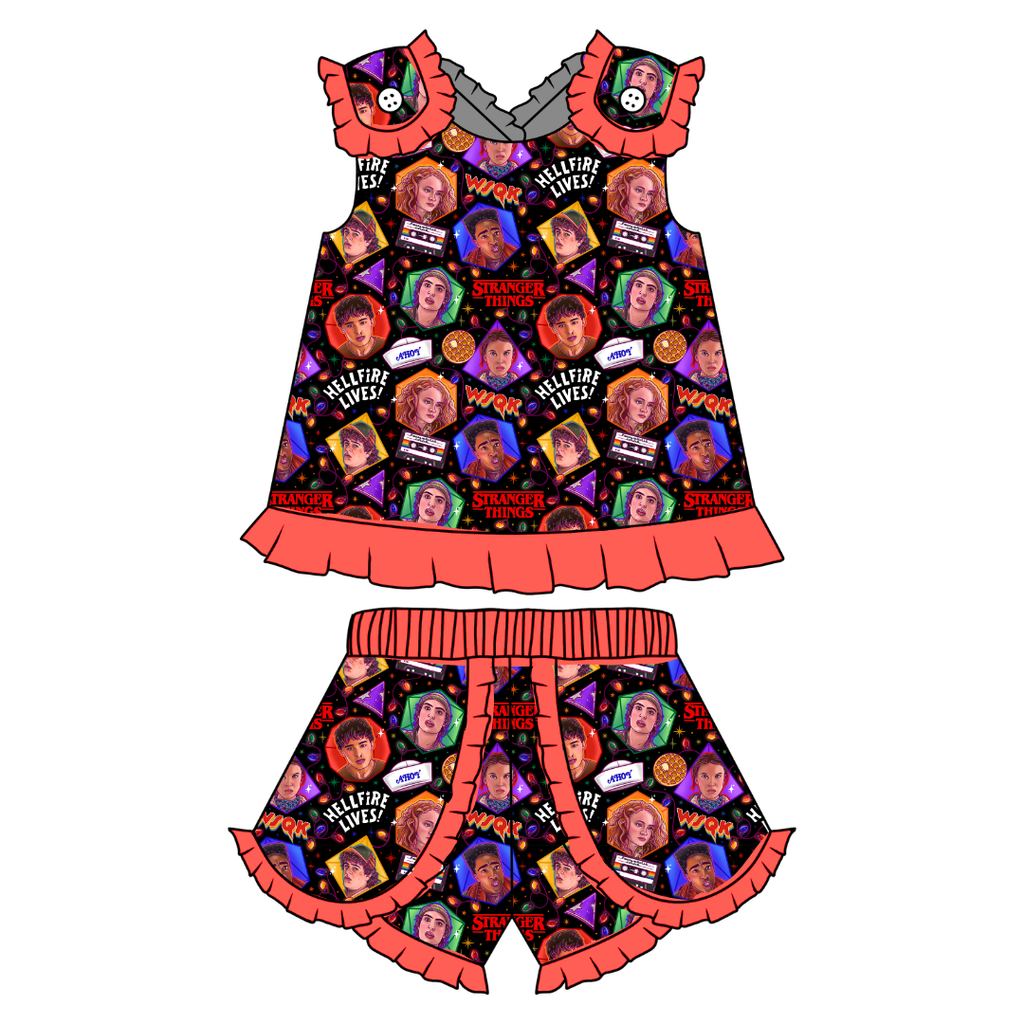 Upside Down Night - Evie Tulip Short Set Knit - PRE ORDER
