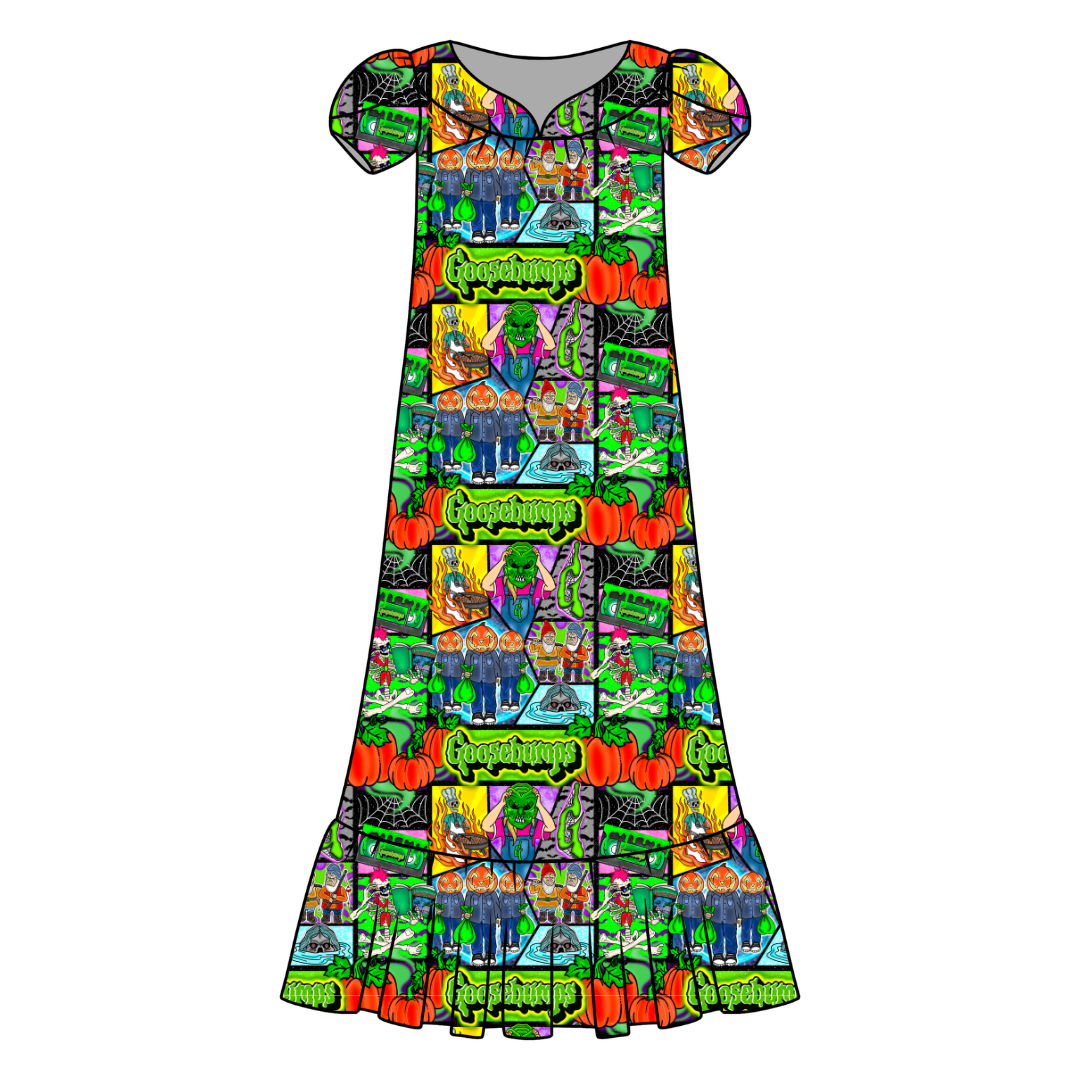 Bedtime Spooks Blanche Women's Mu'umu'u Bamboo - Pre Order
