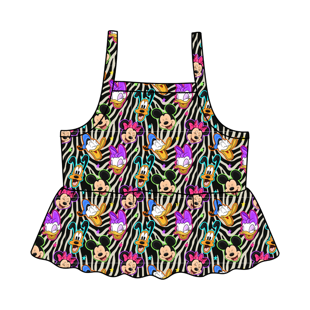 Throwback Crew - Tootsie Peplum Tank Knit - PRE ORDER
