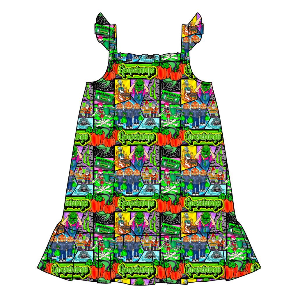 Bedtime Spooks Honey Bamboo Sleeveless Nightgown - PRE ORDER