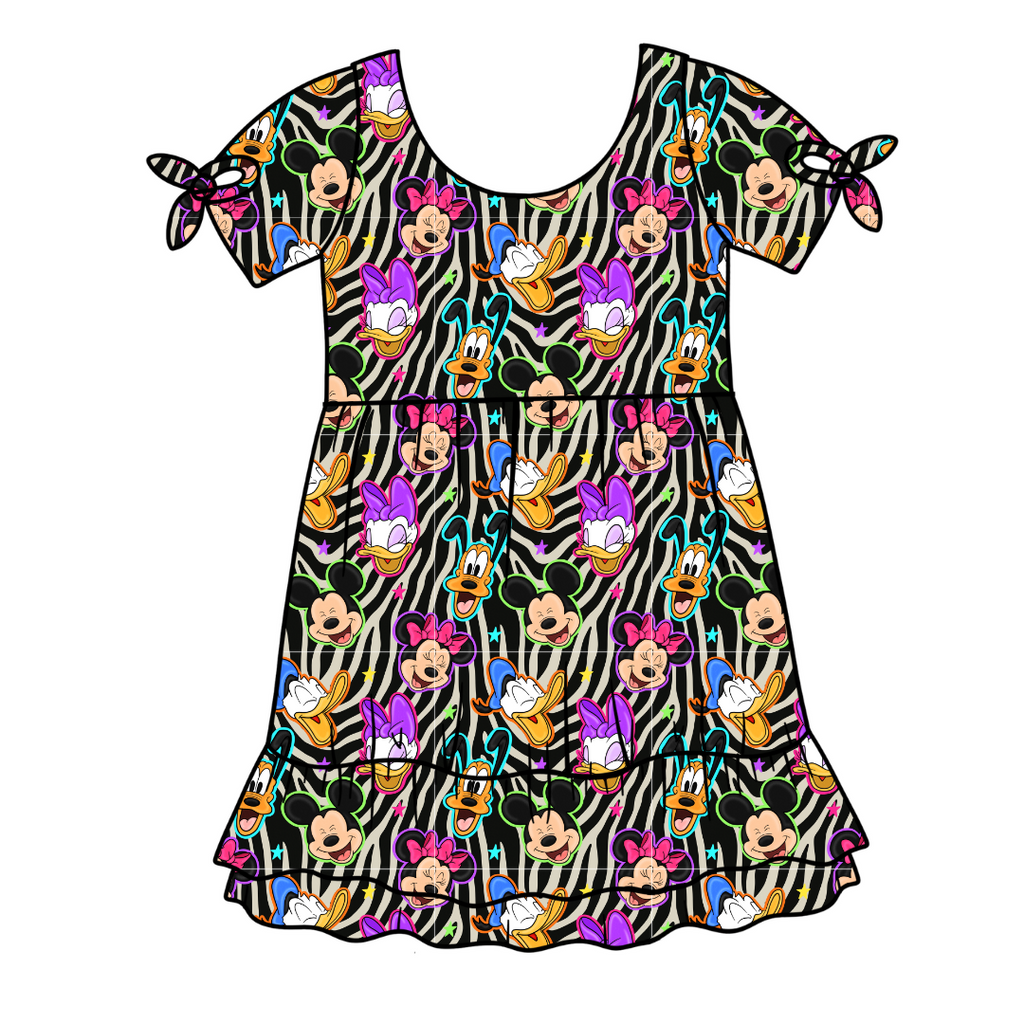 Throwback Crew - Serenity Short Sleeve Lounge Dress - PRE ORDER