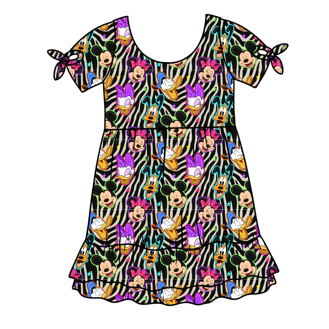 Throwback Crew - Serenity Short Sleeve Lounge Dress - PRE ORDER