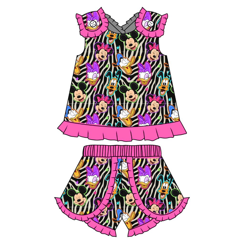 Throwback Crew - Evie Tulip Short Set Knit - PRE ORDER