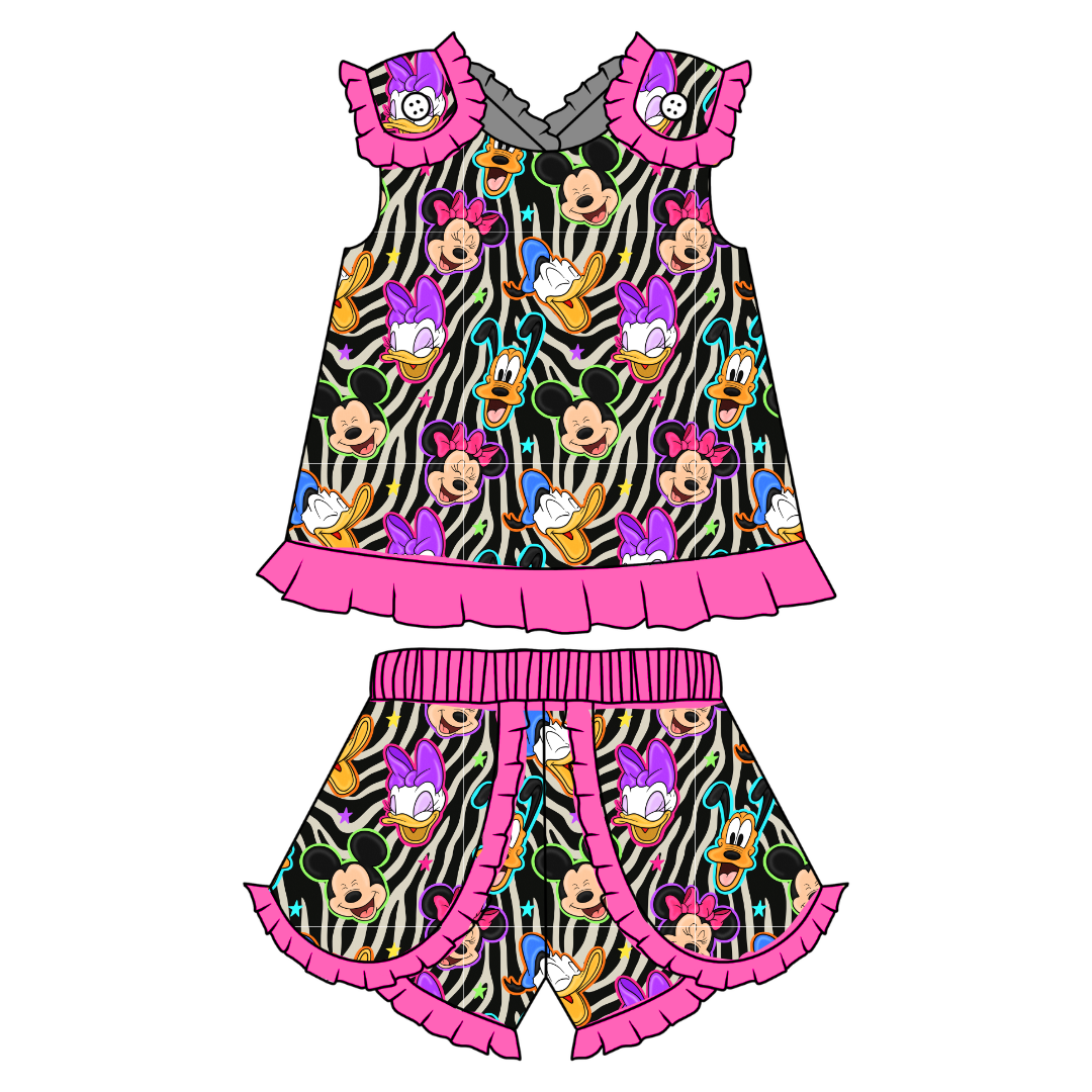 Throwback Crew - Evie Tulip Short Set Knit - PRE ORDER