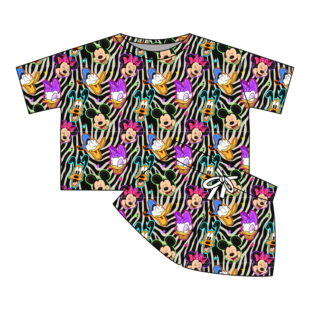 Throwback Crew - Kickback Oversized Ribbed Lounge Set - PRE ORDER