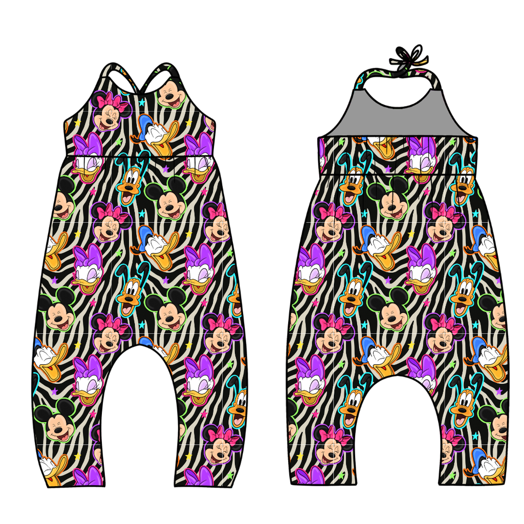 Throwback Crew - Brielle Halter Jumpsuit Knit - PRE ORDER