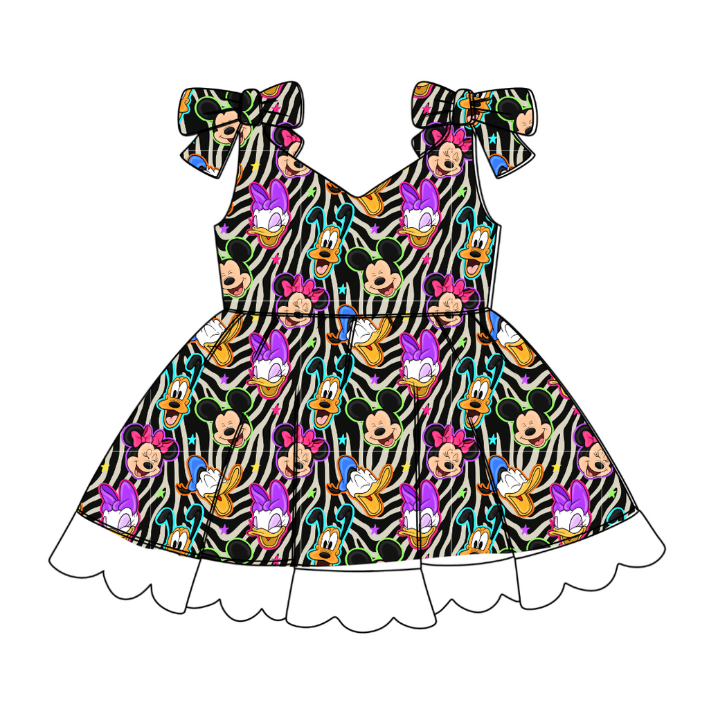 Throwback Crew - Zoe Twirl Party Dress - PRE ORDER