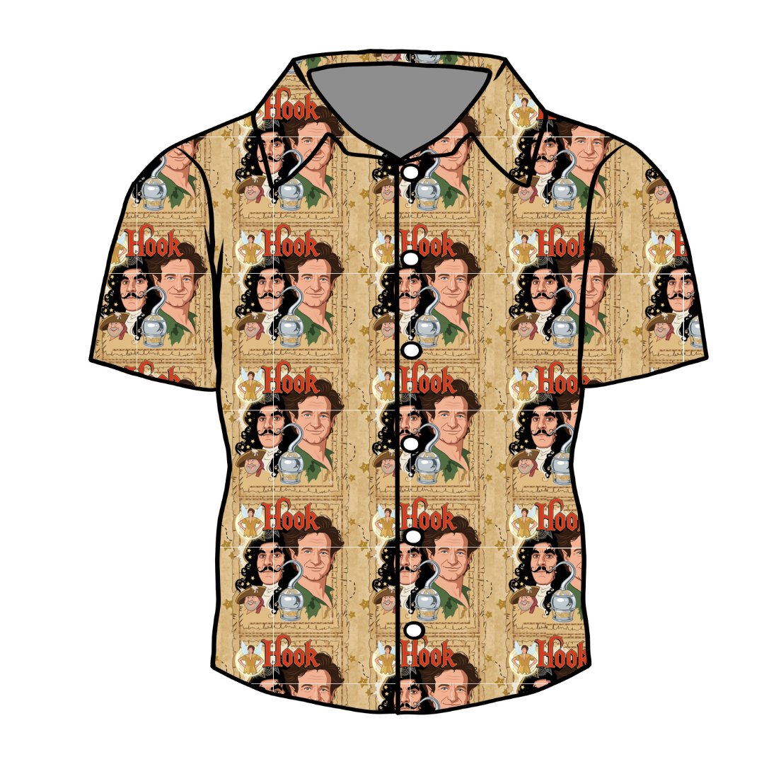 Never Grow Up Twilight Men's Button Down Bamboo - Pre Order
