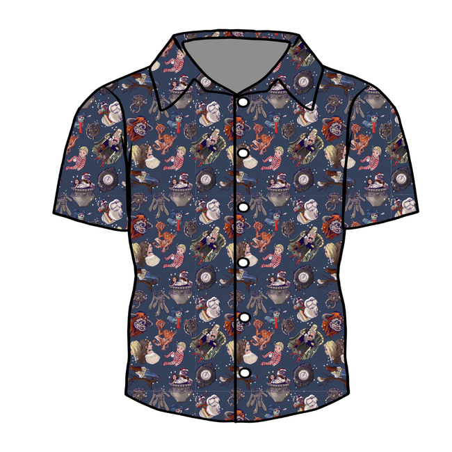 The Babe Dapper Short Sleeve Button Bamboo Shirt - PRE ORDER
