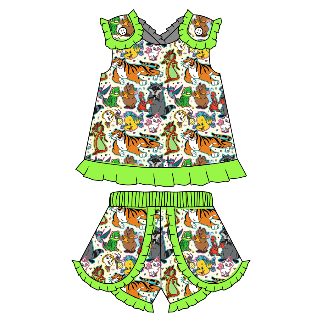 Storybook Squad - Evie Tulip Short Set Knit - PRE ORDER