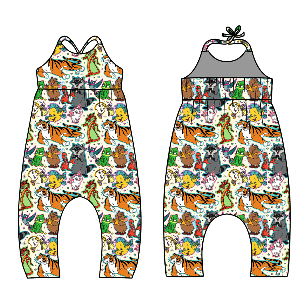 Storybook Squad - Brielle Halter Jumpsuit Knit - PRE ORDER