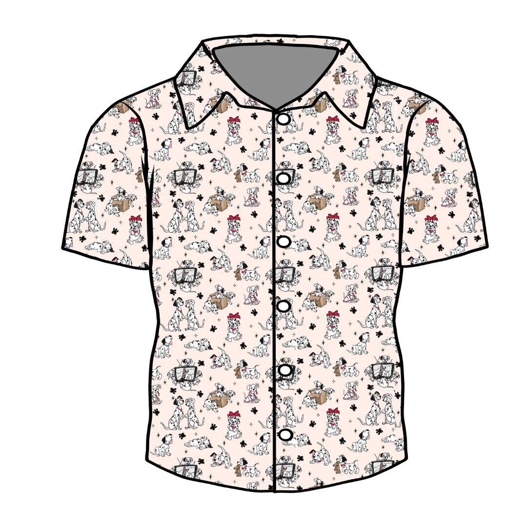 Spots & Daydreams Dapper Short Sleeve Button Bamboo Shirt - PRE ORDER
