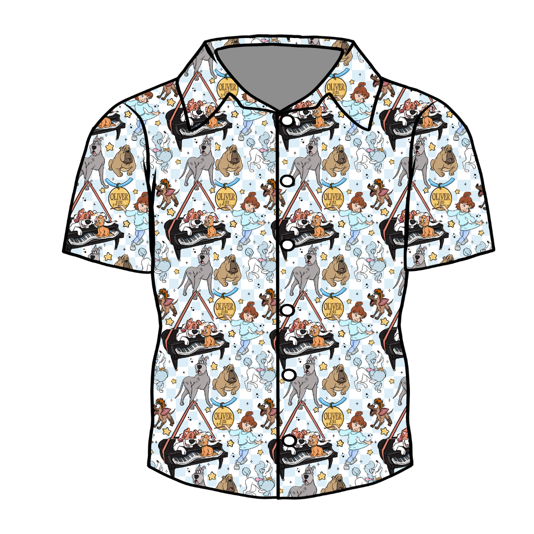 Big City Besties Twilight Men's Button Down Bamboo - Pre Order