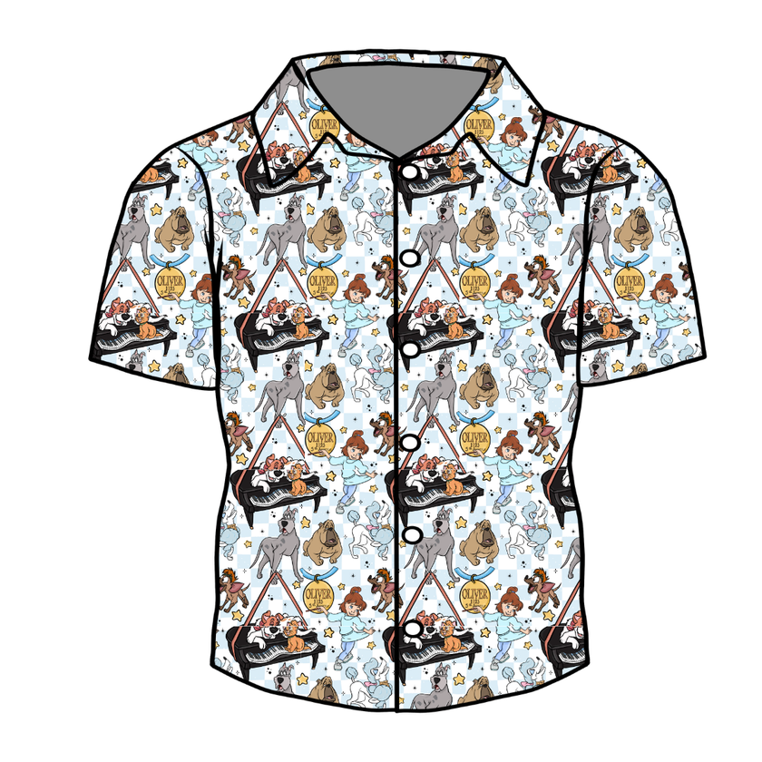 Big City Besties Twilight Men's Button Down Bamboo - Pre Order