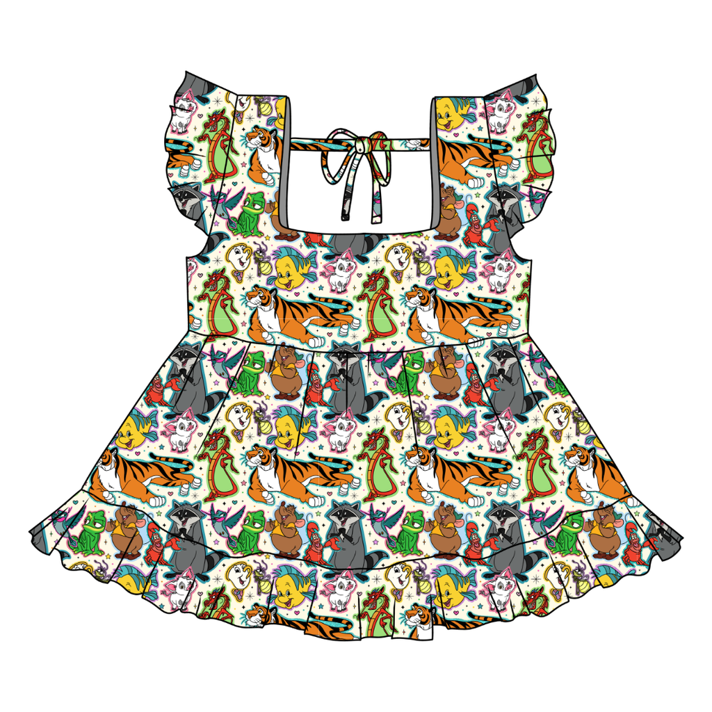 Storybook Squad - Sadie Tie Back Ruffle Top - PRE ORDER