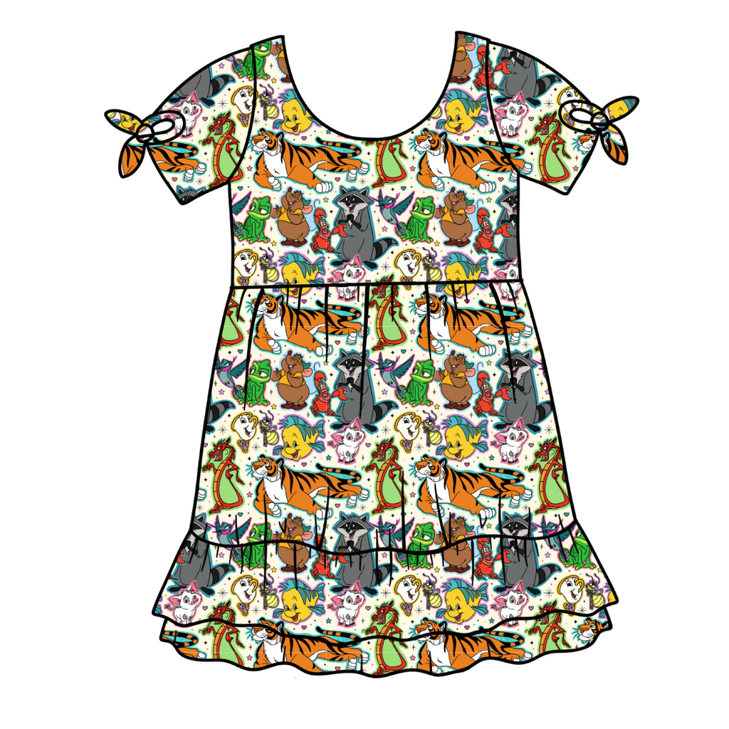 Storybook Squad - Serenity Short Sleeve Lounge Dress - PRE ORDER