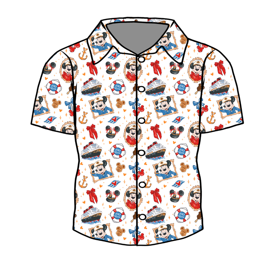 Crusin' Twilight Men's Button Down Bamboo - Pre Order