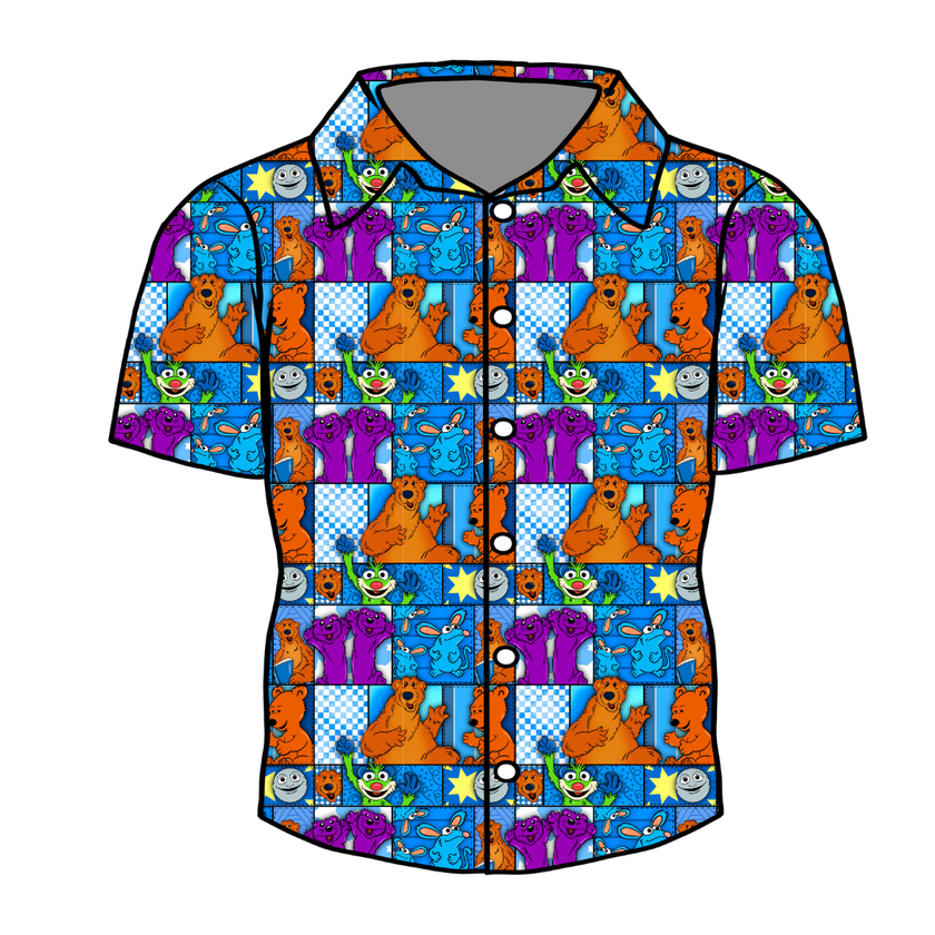 House of Blue Twilight Men's Button Down Bamboo - Pre Order