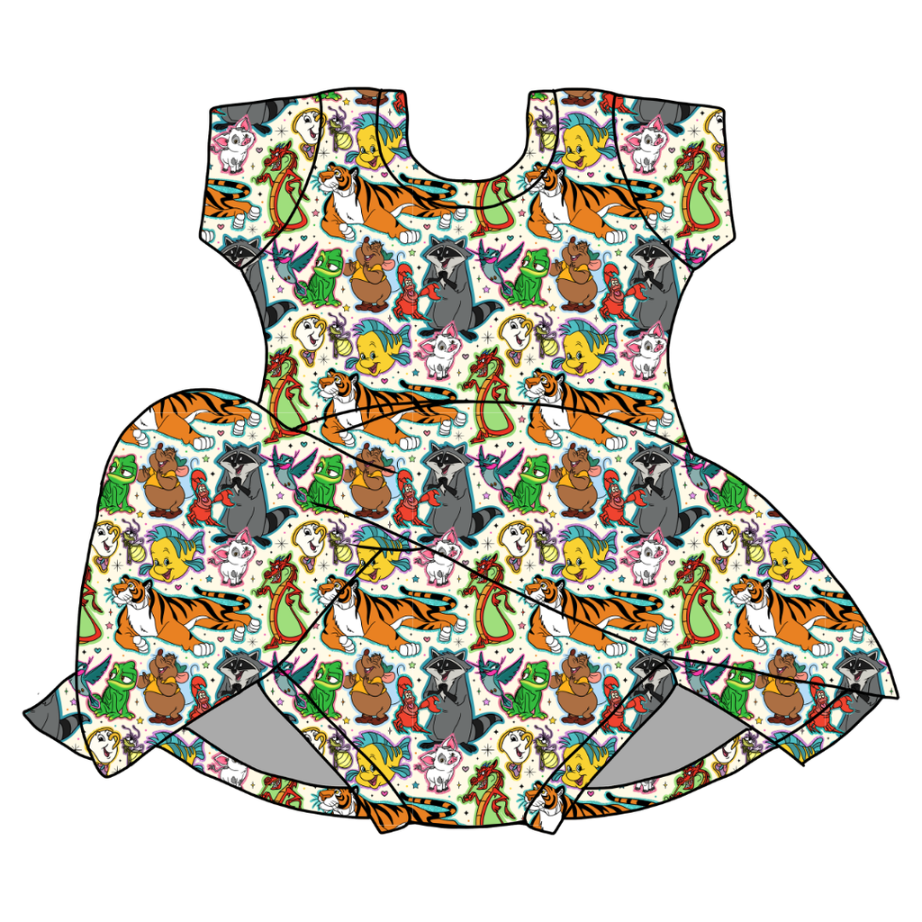 Storybook Squad - Chic Short sleeve Skirted Leotard Knit - PRE ORDER