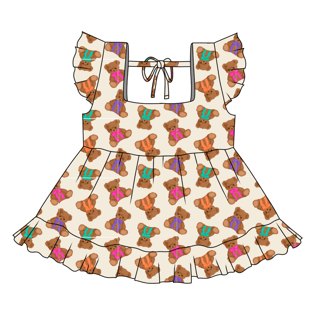 Cuddle Cuties - Sadie Tie Back Ruffle Top - PRE ORDER