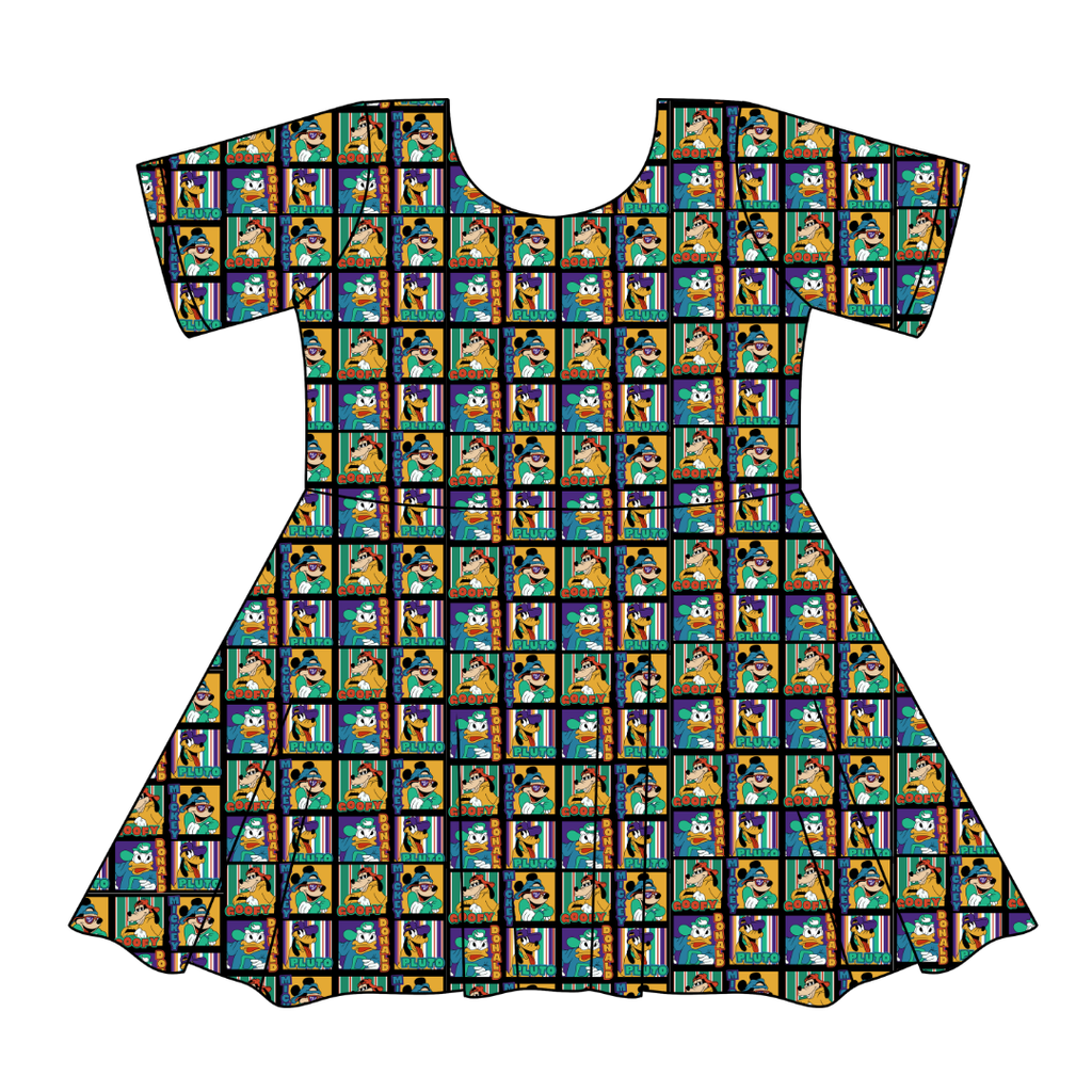 Classic Cool Crew - SIERRA - KNIT TWIRL DRESS - PRE ORDER