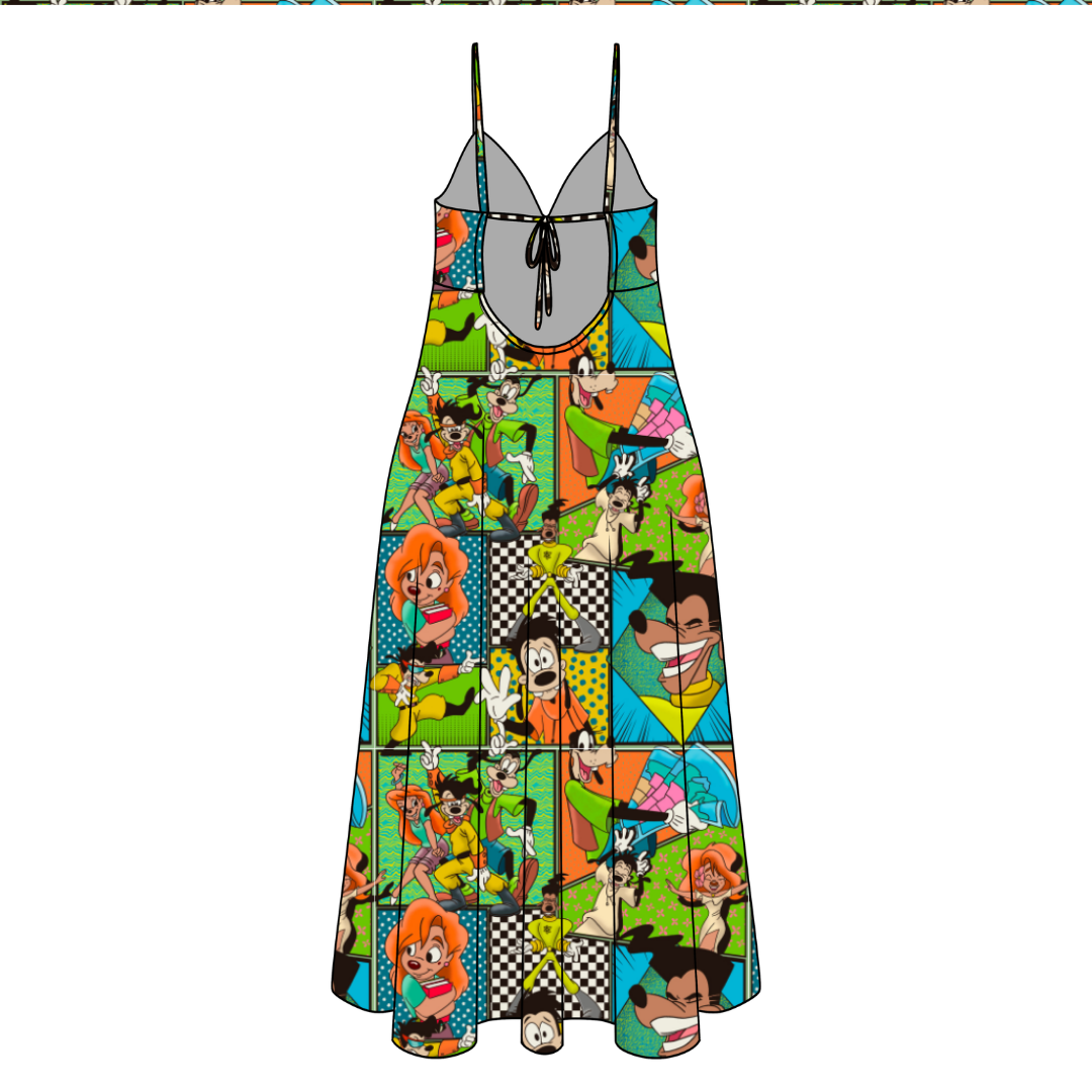 Stand Out Harper Women's Low Back Dress Bamboo - Pre Order