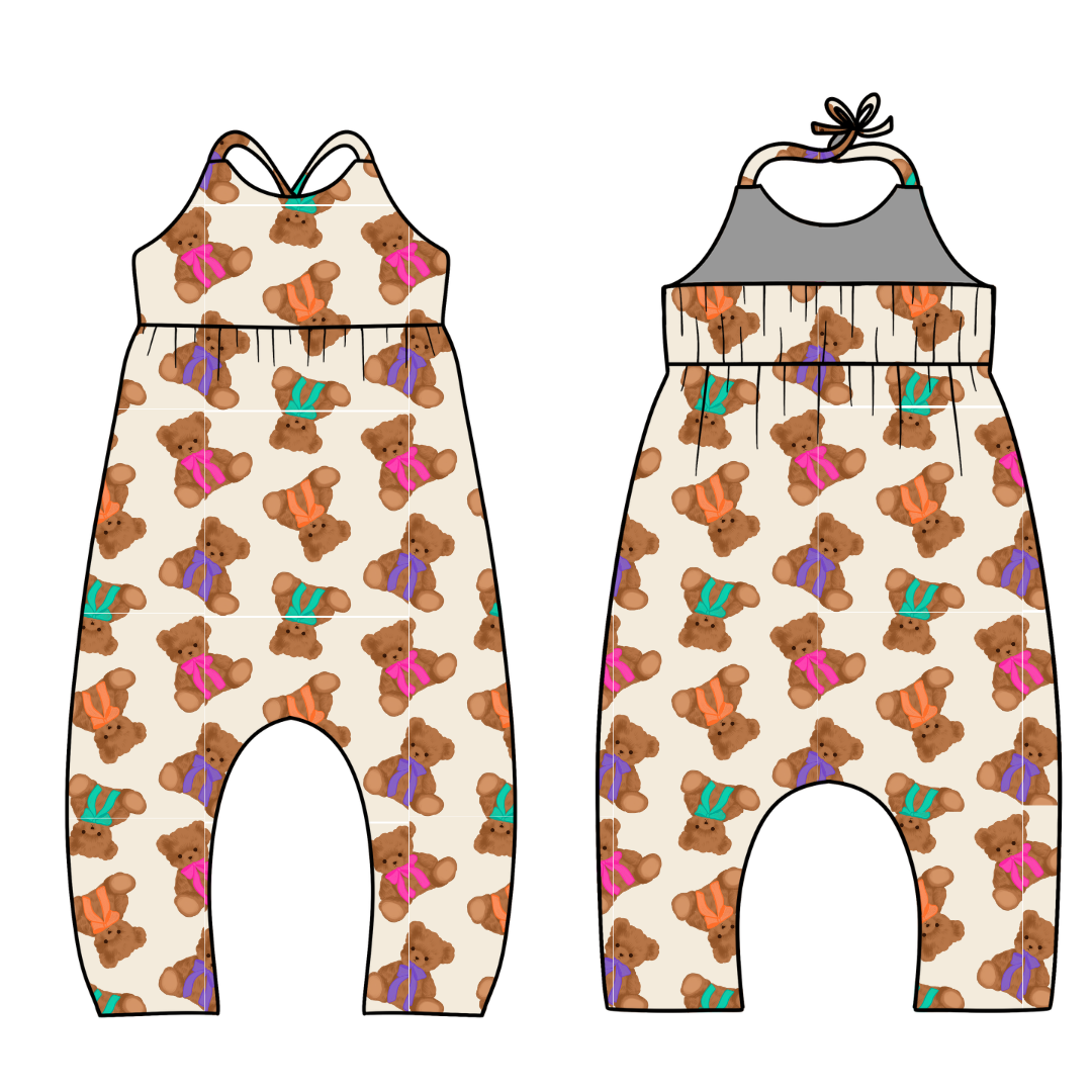 Cuddle Cuties - Brielle Halter Jumpsuit Knit - PRE ORDER