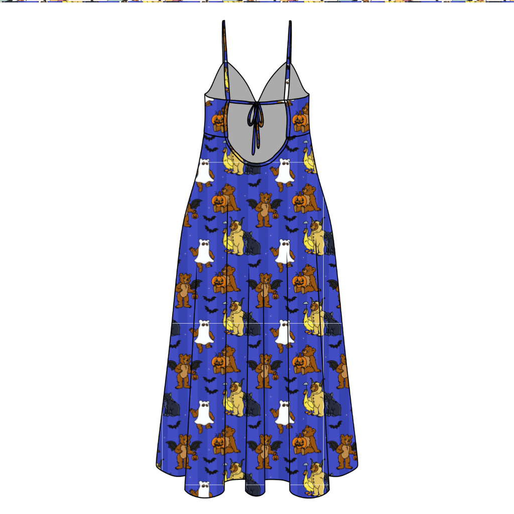 Goblin Night Harper Women's Low Back Dress Bamboo - Pre Order