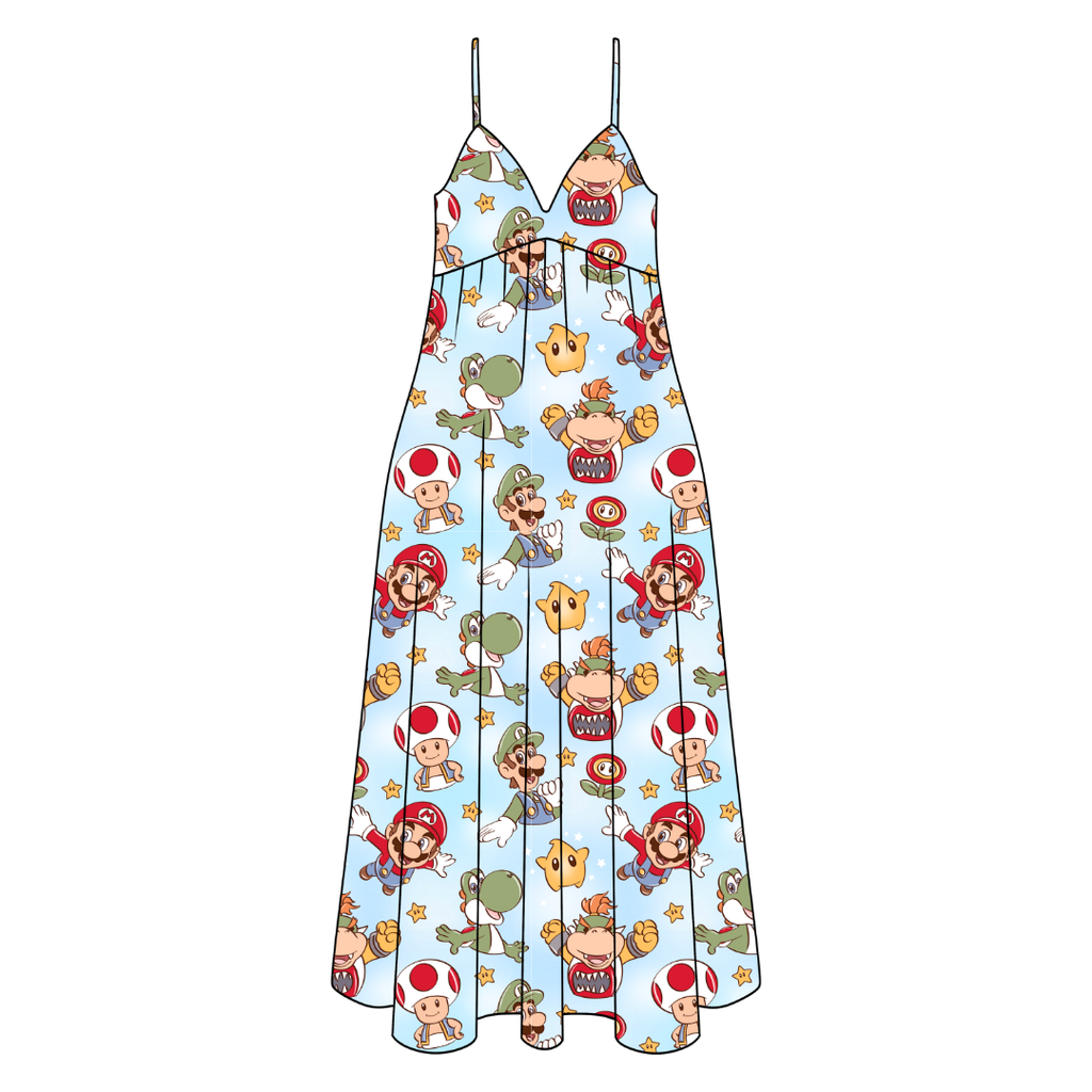 Dino Might Harper Women's Low Back Dress Bamboo - Pre Order