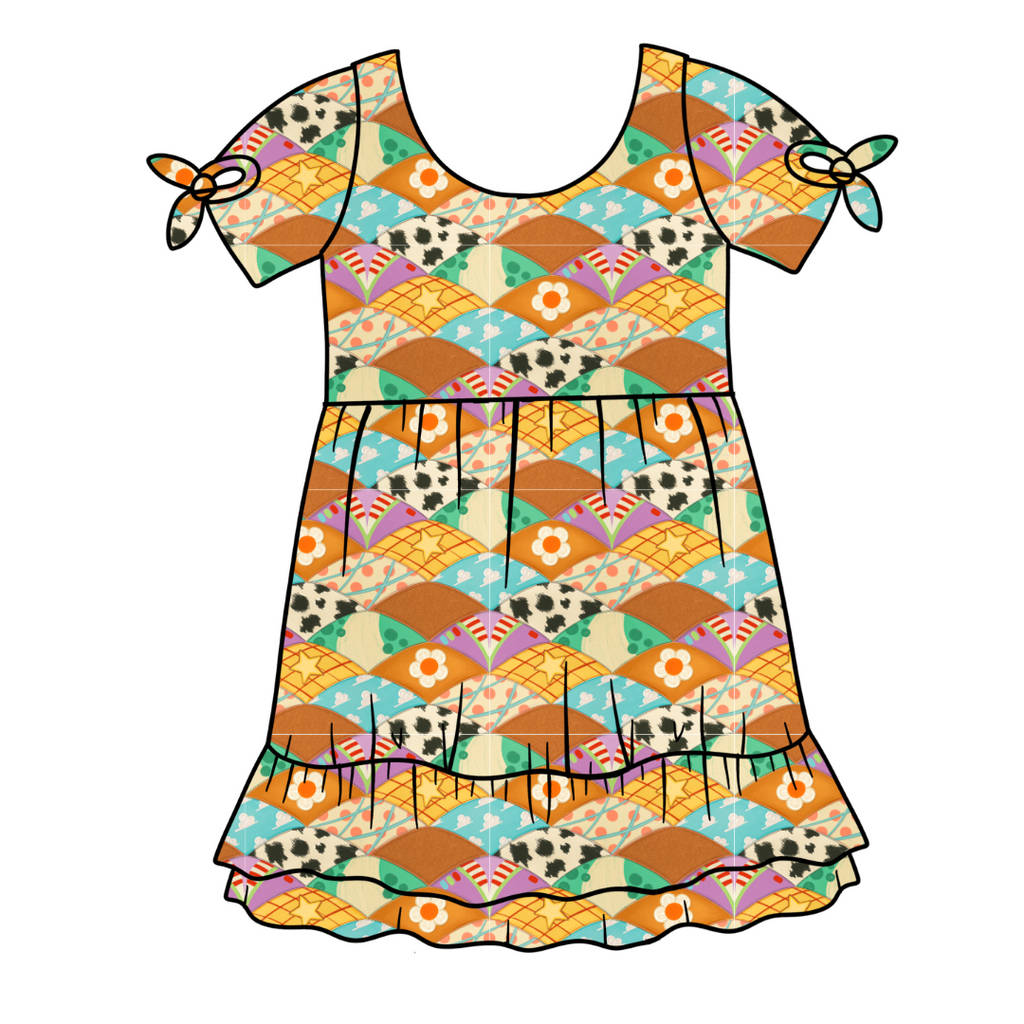 Stitched In Dreams - Serenity Short Sleeve Lounge Dress - PRE ORDER