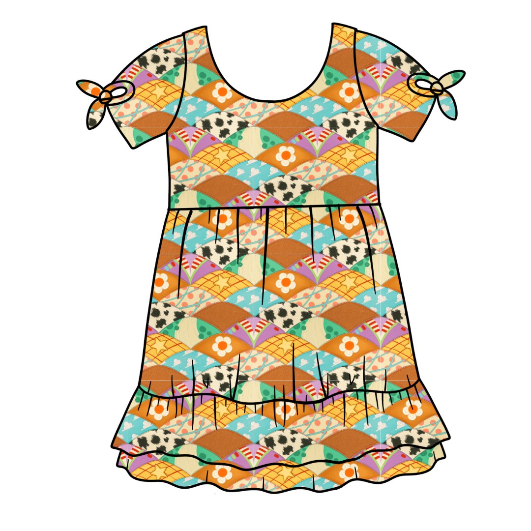 Stitched In Dreams - Serenity Short Sleeve Lounge Dress - PRE ORDER