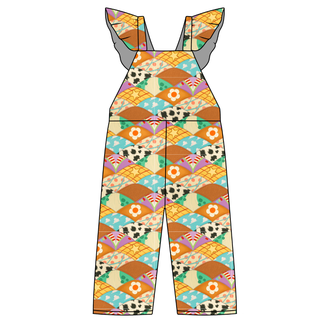 Stitched In Dreams - Daisy Girl's Flutter Jumpsuit Knit - PRE ORDER