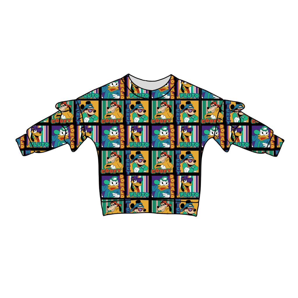 Classic Cool Crew - Lillie Ruffle Sweater Bamboo - PRE ORDER