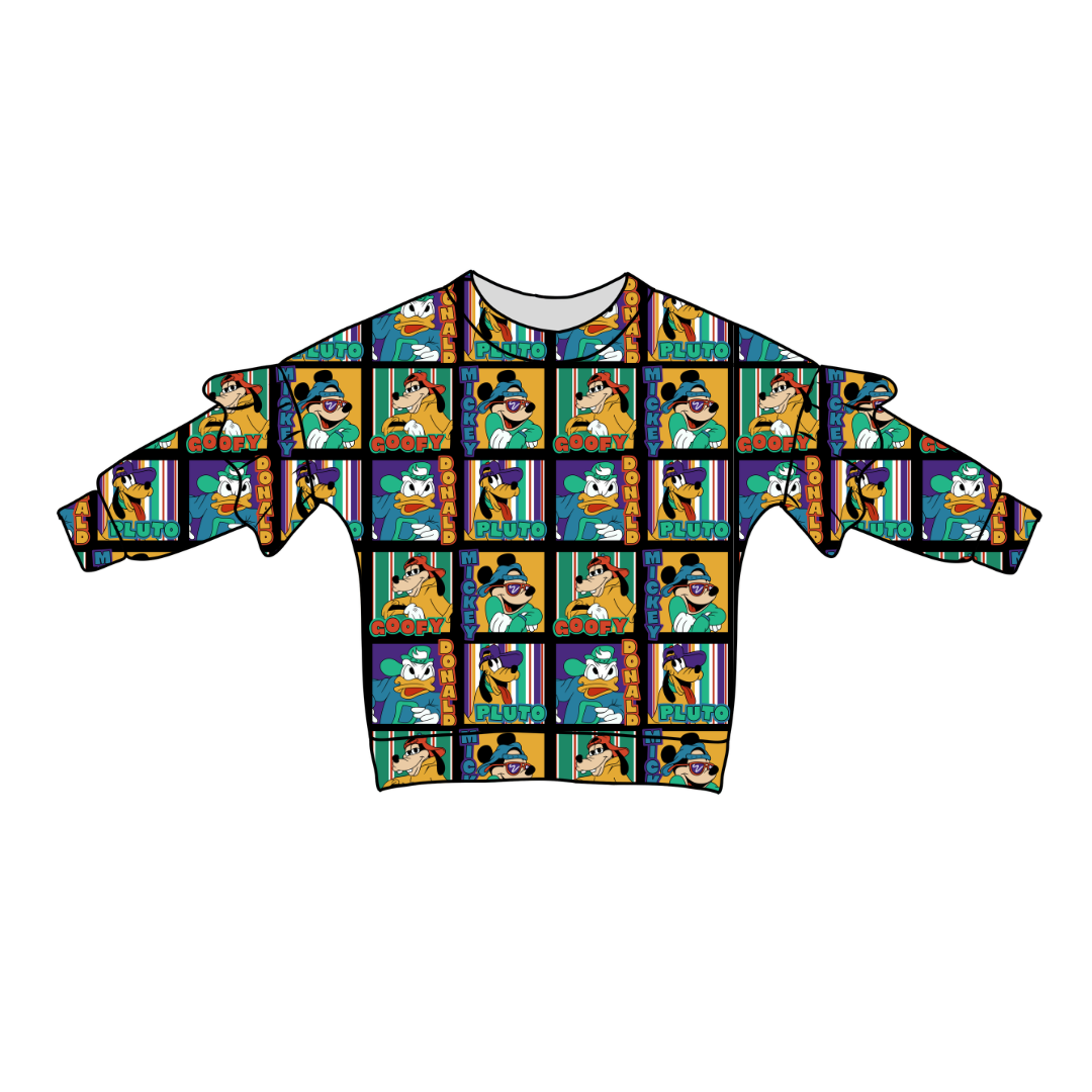 Classic Cool Crew - Lillie Ruffle Sweater Bamboo - PRE ORDER