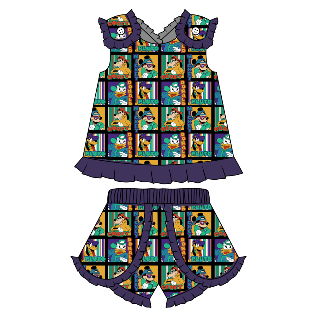 Classic Cool Crew - Evie Tulip Short Set Knit - PRE ORDER