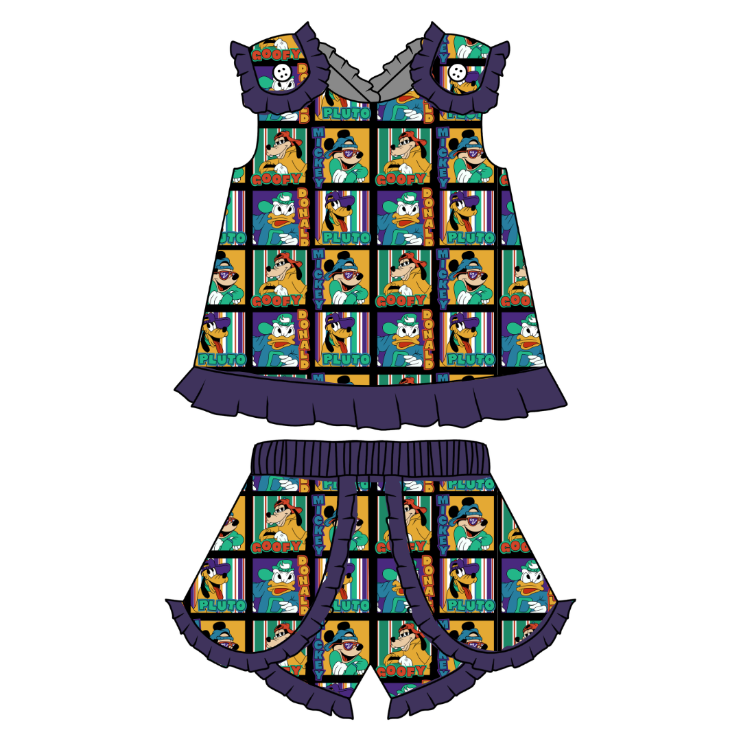 Classic Cool Crew - Evie Tulip Short Set Knit - PRE ORDER