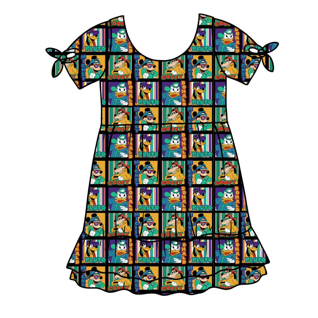 Classic Cool Crew - Serenity Short Sleeve Lounge Dress - PRE ORDER