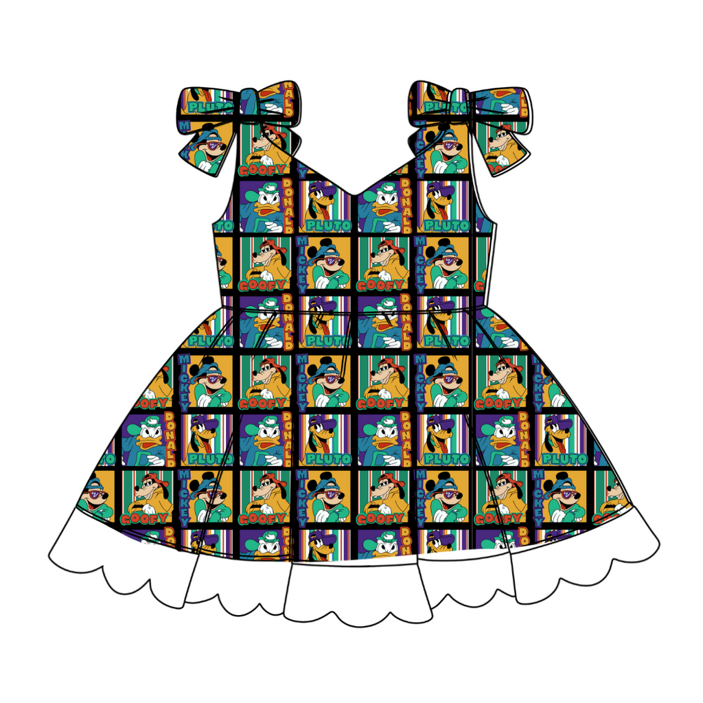 Classic Cool Crew - Zoe Twirl Party Dress - PRE ORDER