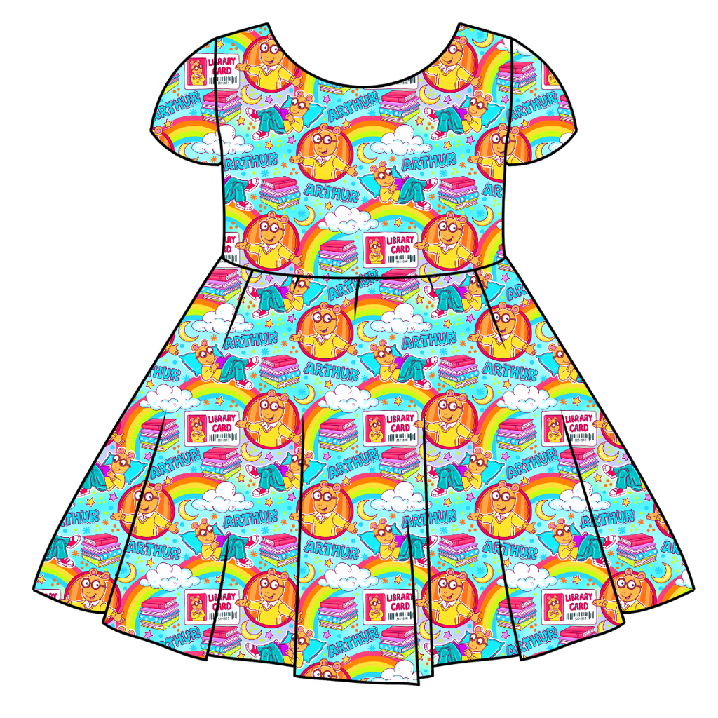 Arth Honey Girl's Twirl Dress Bamboo - PRE ORDER