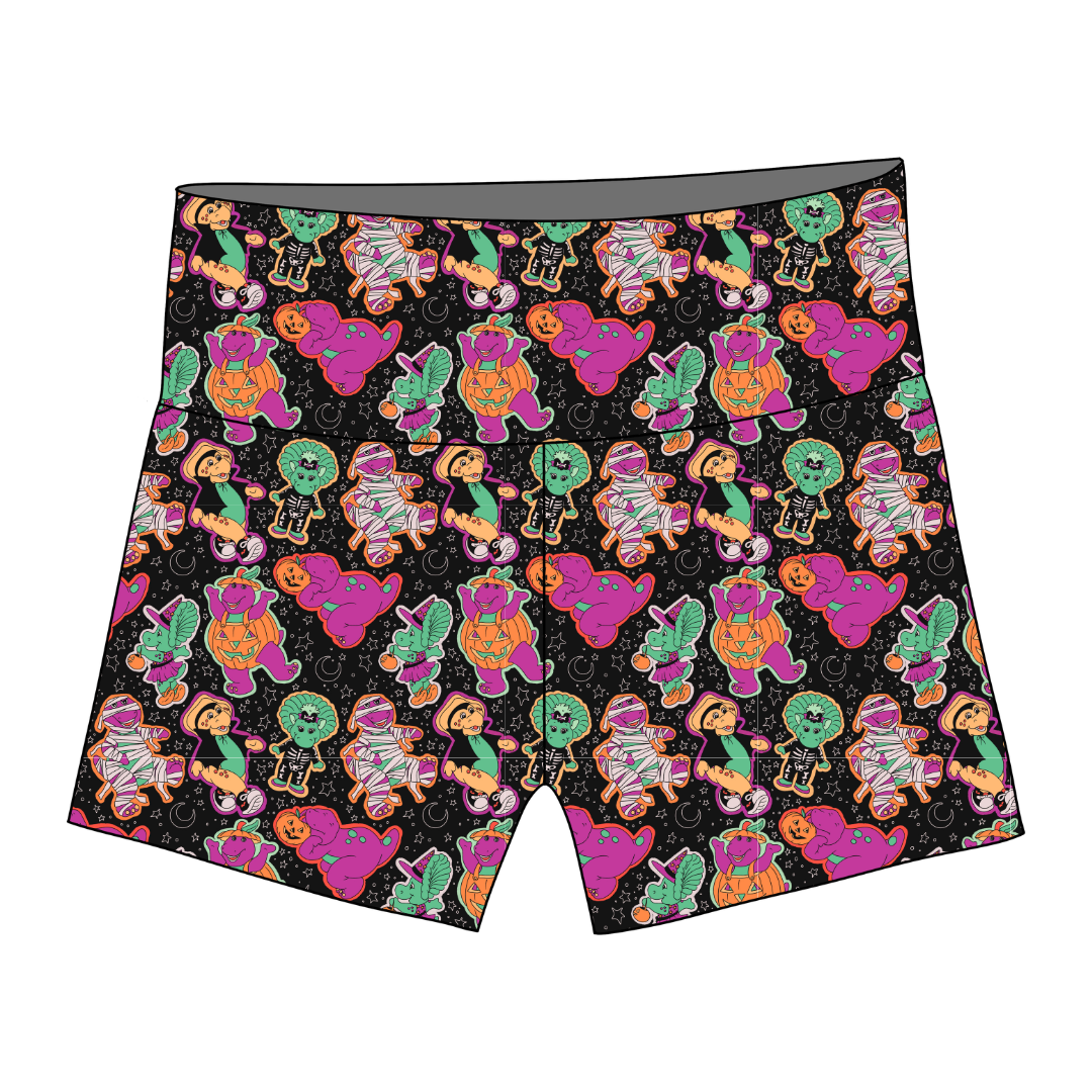 Dino Boo Bash - Nola Biker Shorts Knit - PRE ORDER